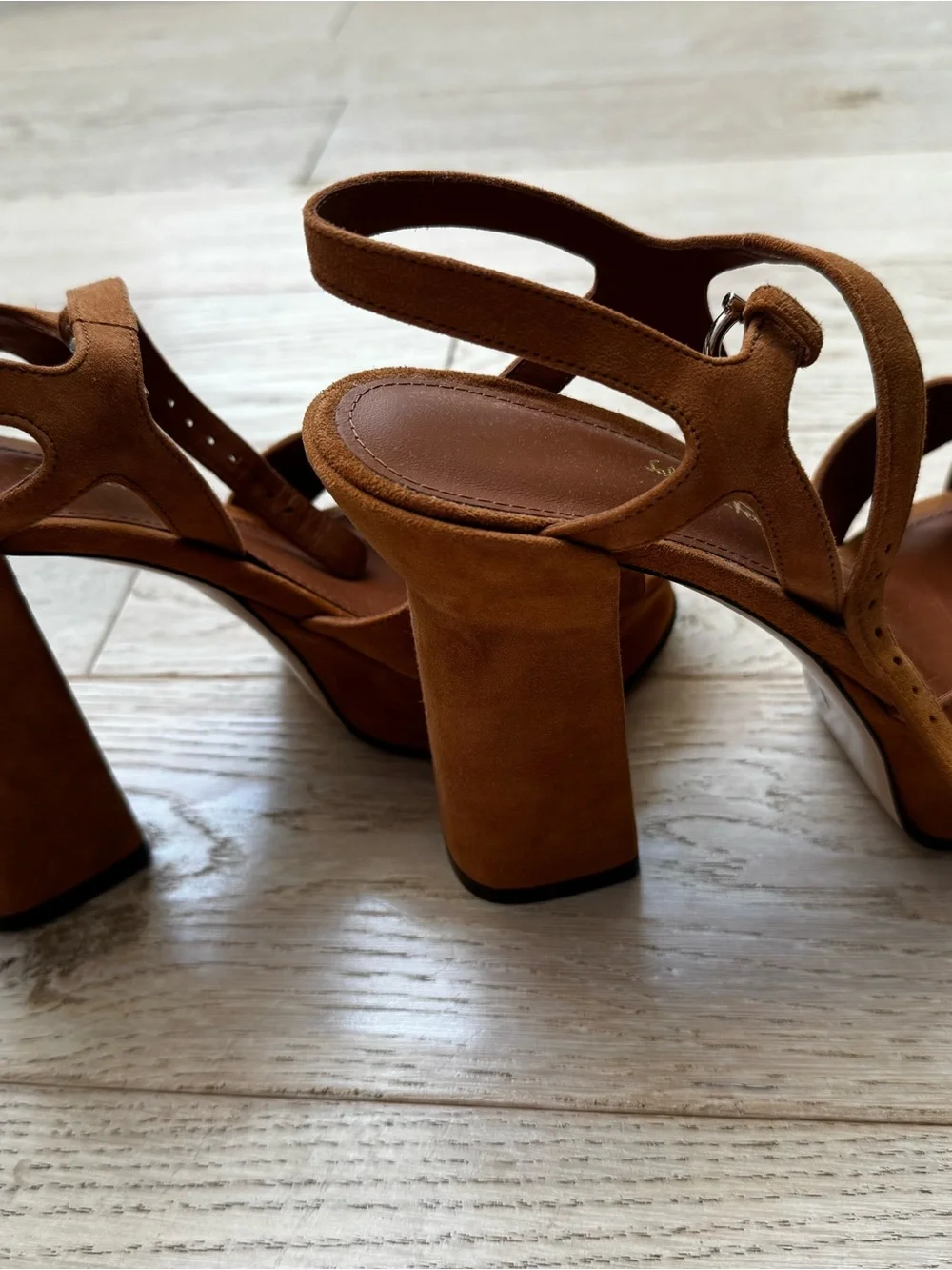 Salvatore Ferragamo lambskin sandals brand new